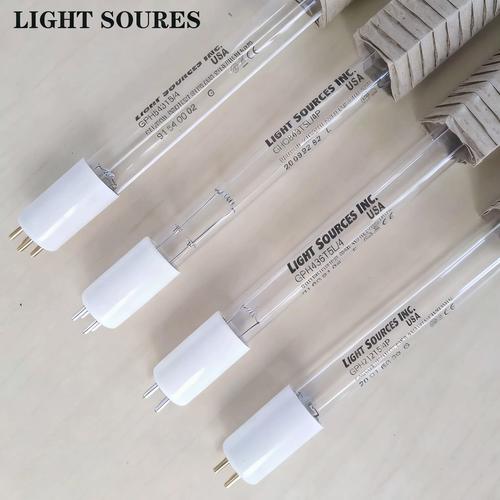 light sources紫外线消毒杀菌灯管单端四针gho843t5l/4p污水处理