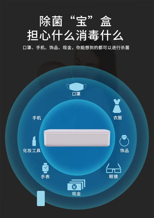 多功能紫外线消毒盒手机消毒器口罩牙刷消毒臭氧杀菌盒工厂批发